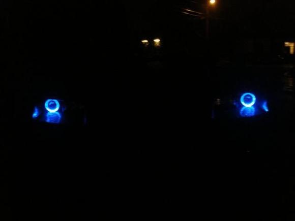 New lights at night.