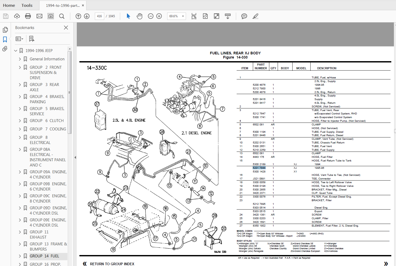 fuel line hose - Jeep Cherokee Forum