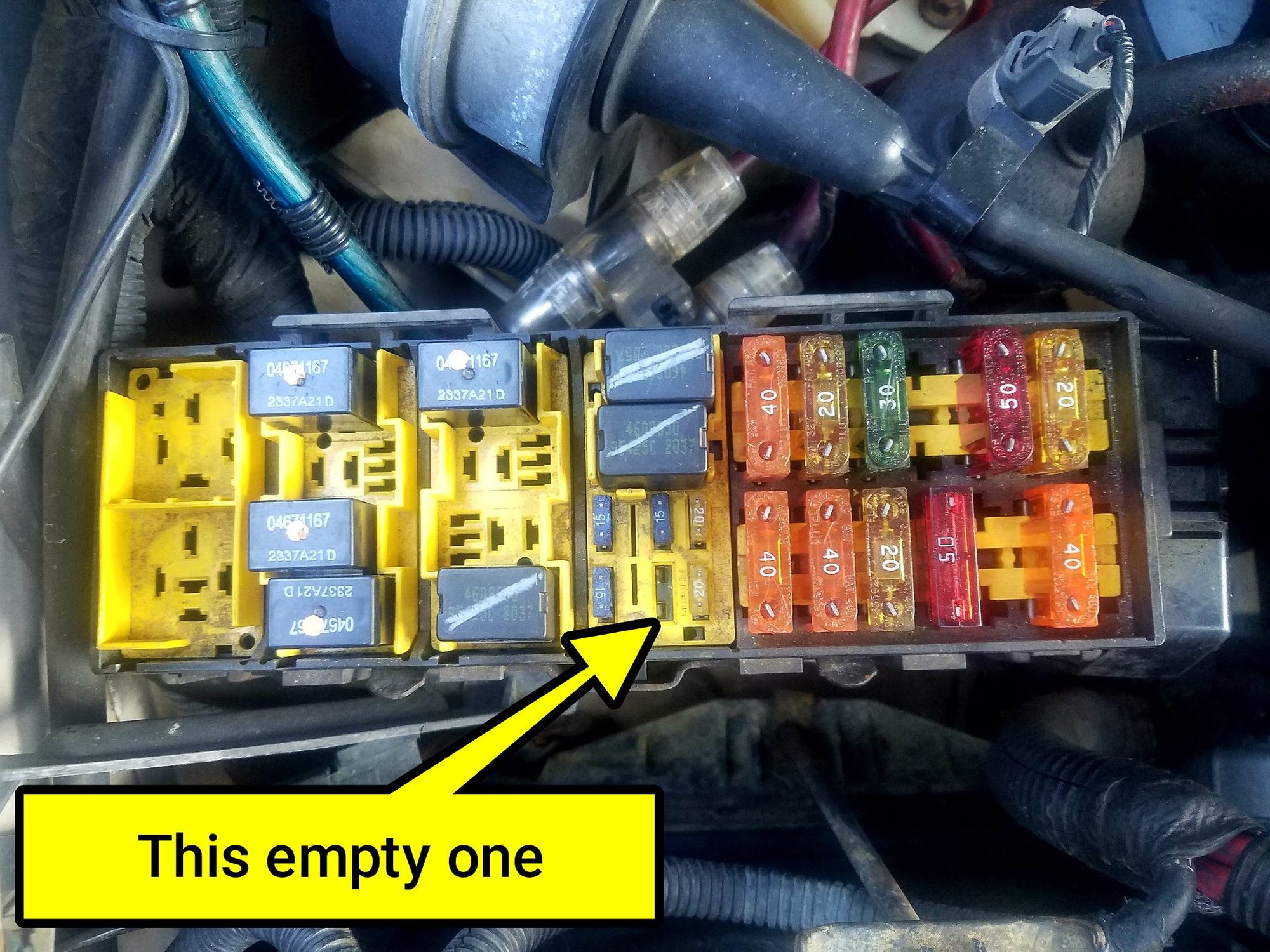 know which fuse this is?? - Jeep Cherokee Forum