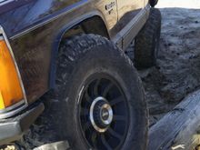 Sun was in the wait to show how much drop the rear had.