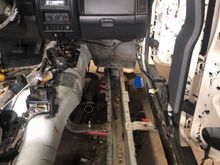 Floor pan cut out