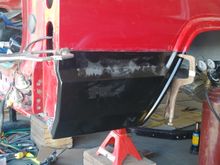 Looks decent tho. Will finish installing next time around and smooth out the body filler 
