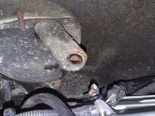 So first off the old bushing had to come out. The bolt would not fit and i dont think I would want 25 year old rubber on there anyways. I used a razor knife.