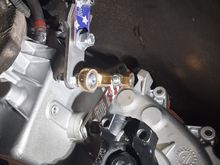 Installed! Super simple to install. I moved both arms to the rear to prep for the turn-buckle. I bottomed it out as short as possible and installed one side. Then I opened up  threads to make the second mointing point line up. From there once it was square, I mounted the other half.