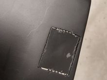 Front view. I filled the seams with JB weld, sanded it smooth, and went back over that with glazing putty.