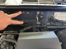 The RC relay module goes here