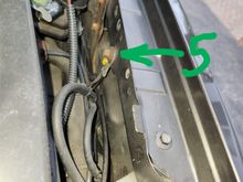 driver side fender ground point