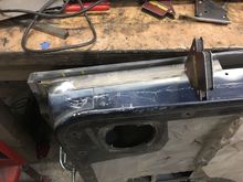 I made these patches out of heavy gauge sheet metal, 16ga I think.