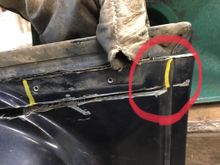 Then cut at the ends here and