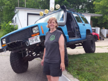 QSTG01 and the Blue Beast : ) For all the SIJA people check out the shirt!