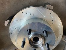 Rear brakes are new, and now to upgrade front brakes