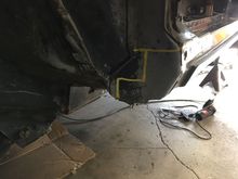 Rear wheel well cut lines.