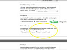 Something you probably want to do - turn OFF "related threads".  It's in your profile somewhere. 