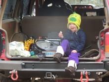 Daughter eating lunch- WildBill- Lakeside MT- 2/14/2015