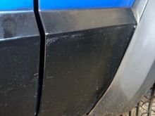 Passenger side rust treatment 