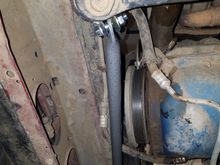Steering box brace