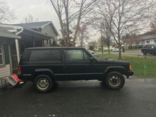 The day I got her in my drive way the paint job looks like spray paint so I'm planning on raptor lining the whole thing after I get a new rear hatch and fix the driver side door