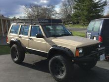 34 1150 17 falken at3w. No low speed lug feel and they are quiet. But my speedo is way off.