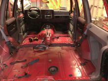 There were also a few holes in the floor, one of them was above the exhaust were the heat ruined the floor.