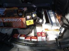 OME lift kit, HD OME coil and leaf springs, new upper and lower control arms. New exhaust system.