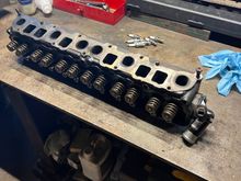 Prepping to disassemble the cylinder head 