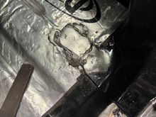 Filled and ground down 