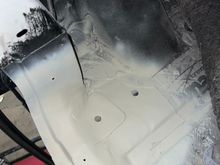 I’m glad this patched section is done. I do wish I could’ve a better job without the need for epoxy filler. I think the lesson here is to not worry about grinding all the welds down on the inside. Even with periodically cooling it with compressed air, grinding puts so much heat stress into the metal that it gets super weak. 