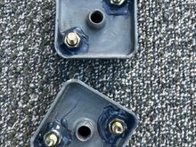 Prep grade-8 nuts with JB Weld. 