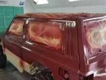 As soon as I sealed up the rear fenderwells I got busy with paint, lots of progress, sometimes I don't stop long enough to take pictures.
