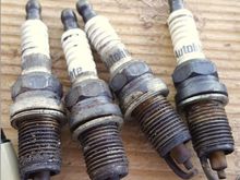 old spark plugs