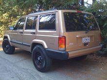 I installed these black 15'' steel wheels a week after I bought Goldie. Wheel Works in Walnut Creek Ca. did a great Job!