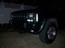 clear ligh night i put them in