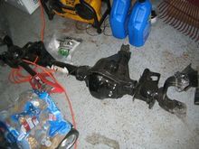 New Rubicon Dana44 for a TJ setup by Missouri 4 Wheelers' Supply.  Have had problems with it with less than 1000 miles.  Straight bolt in though.