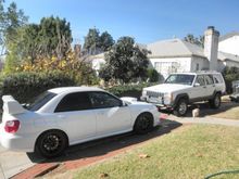 Sooo many plans for my first cherokee.. but for right now.. My cherokee is the Bitch sittin next to my other AWD lol...