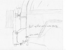 scetch of rear tire side view.