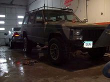 Looks kinda funny with just the rear lifted.