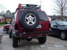 Also used it on the taillight housings and the third brake light.  Used 2 coats front and rear and then 1 coat of clearcoat.
