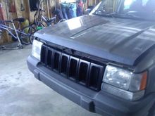with painted grill