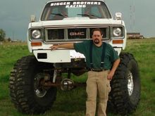 Bills mud truck on 54 inch boggers.