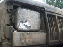 This is why you keep distance from the guy in front of you unless you like having small rocks flying at your rig. ha ha