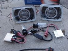 H7 Projector Angel Eye Conversion kit for the jeep