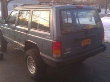 lift all done on old tires