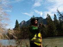 Me on a search at Snoqualmie pass.