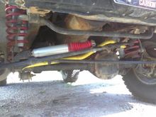 New Track Bar Painted Yellow