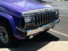 black front side marker and turn signal. I went with Smoked Lights look for a little while