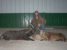another friend with his hogs