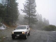 snow starting to come down........ last weekend in may.....