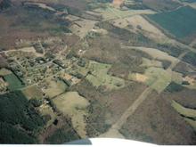 my home From Above the L shape in center and some in the woods across the way