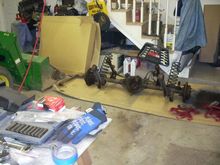 1997 Grand Cherokee Rear axel ready to steal disc brakes off and install on 44000 mile Chrysler 8.25"!