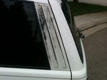 back vent, this happened on both sides